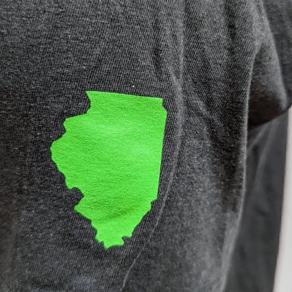 ‎Under armour state of illinois football t shirt Heat Gear